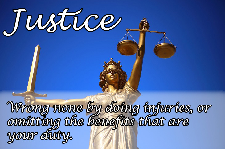 Benjamin Franklin: justice