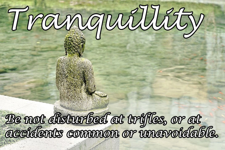 Benjamin Franklin: tranquility