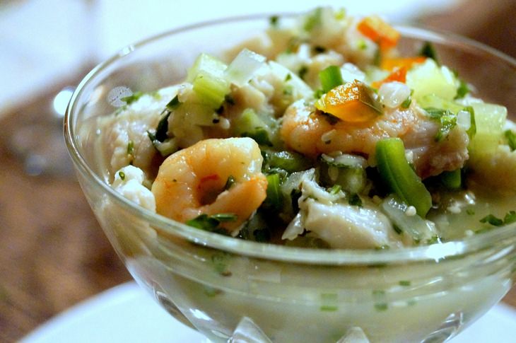 Snacks: ceviche