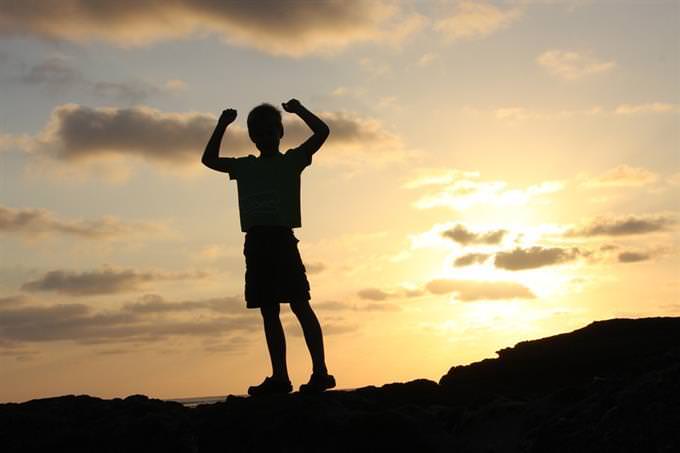 improve your life quiz: yoga with background of sunset