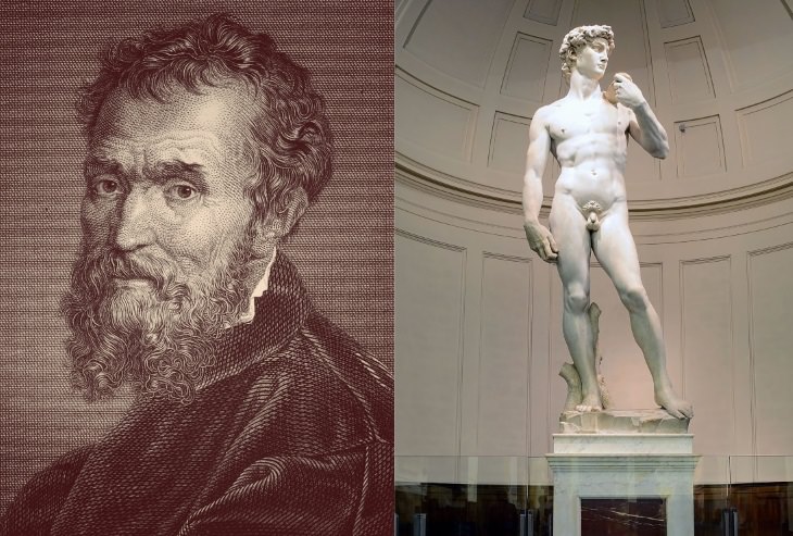 best sculptors and their masterpieces Michelangelo (1475-1564) and David (1504)