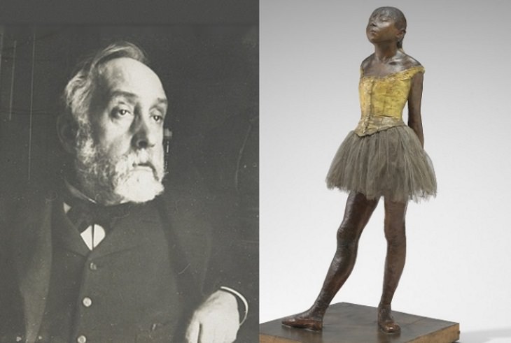 best sculptors and their masterpieces Edgar Degas (1834-1917) and Little Dancer Aged Fourteen (1878-1881)