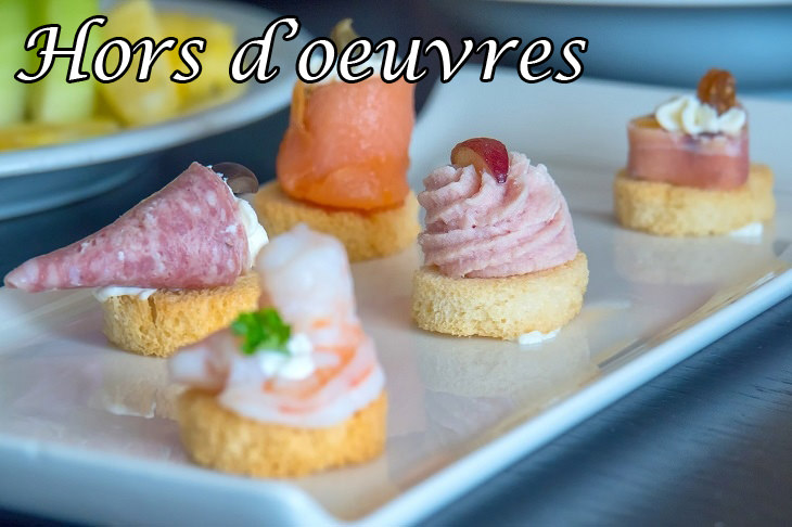 French words: hors d'oeuvre