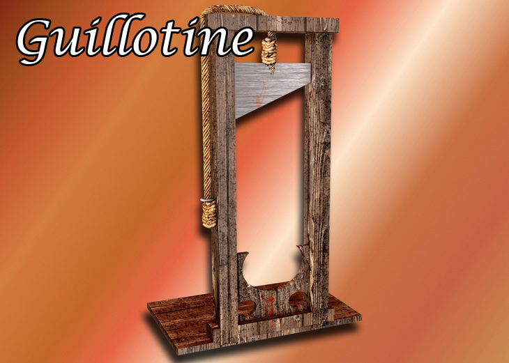 French words: guillotine