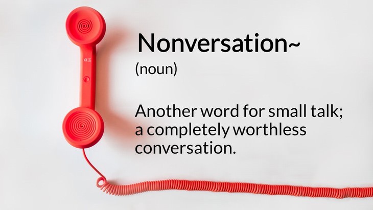 new English words nonversation