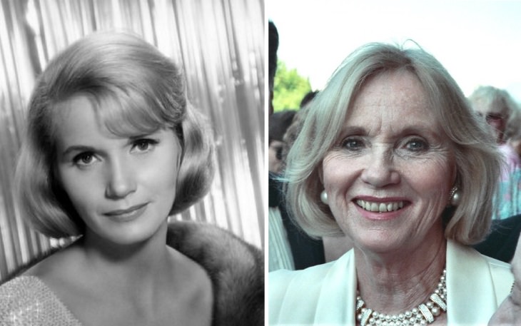 celebrities past their 80s Eva Saint Marie ( 1950’s vs 1990)