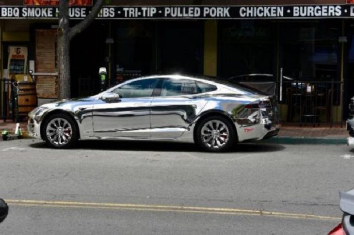 chrome, tesla, interesting, bizarre, random,  beautiful, odd, strange