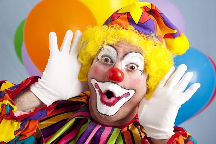 Uncanny valley: clown