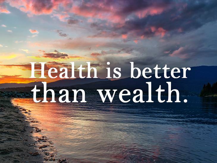 Health Is Better Than Wealth