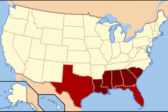 Regional US dialects: South