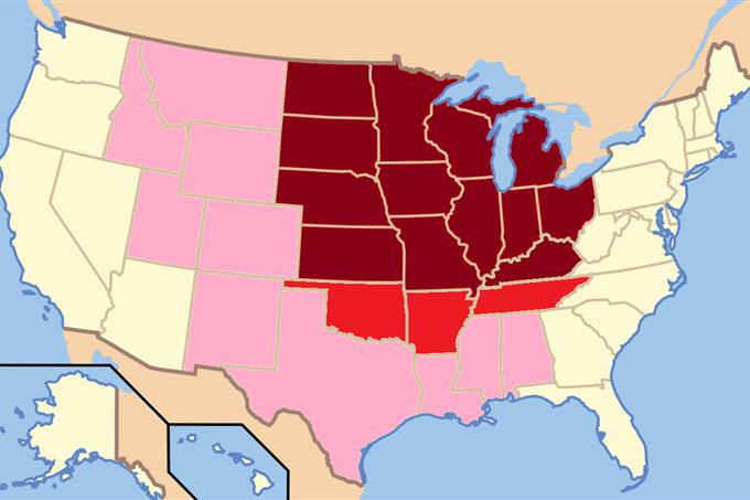 Regional US dialects: Heartland