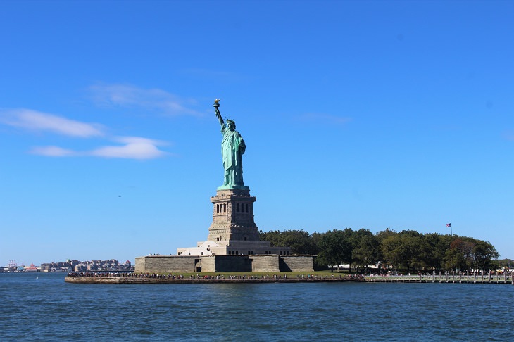 Statue of Liberty: island