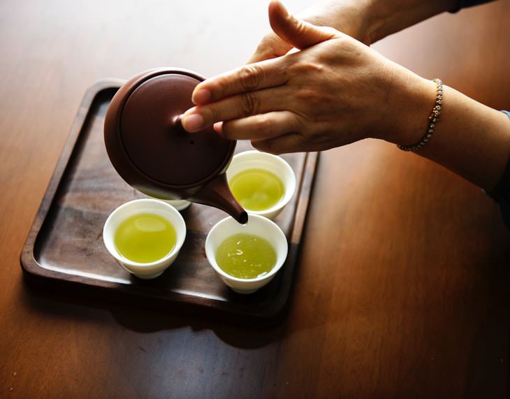 teas to lower inflammation Green tea (Camellia sinensis)