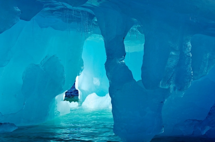 Antarctica: ice cave