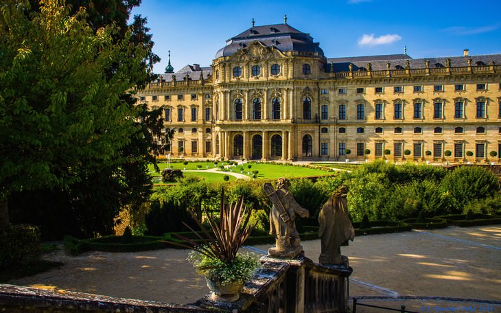 Bavarian Castles, Palaces and Fortresses exterior The Würzburg Residence