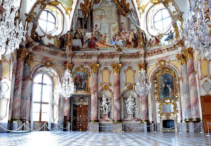 Bavarian Castles, Palaces and Fortresses Wurzburg interior