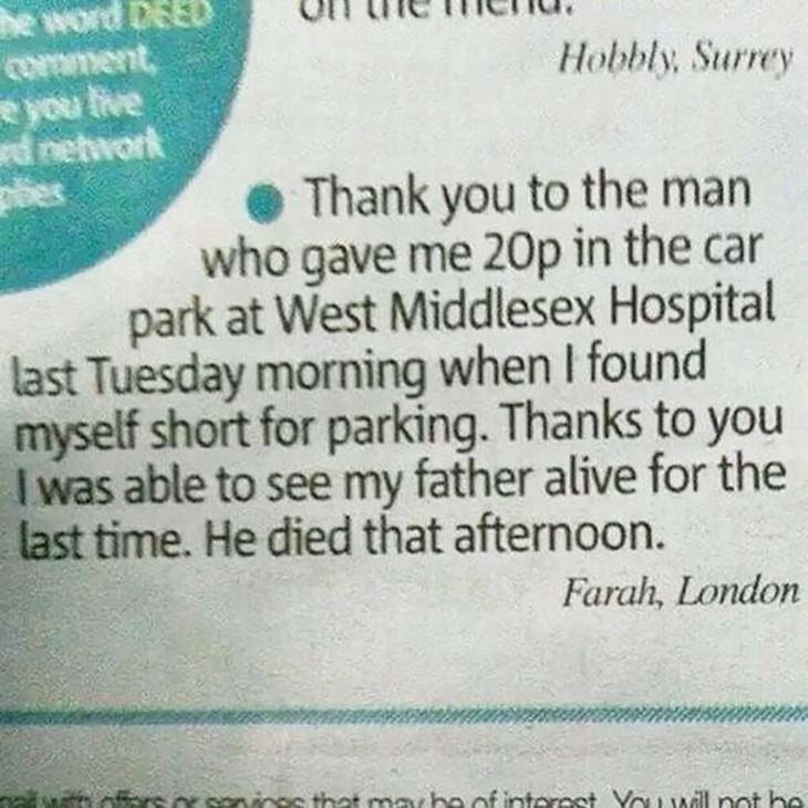 images that will restore your faith in humanity change for ticket london