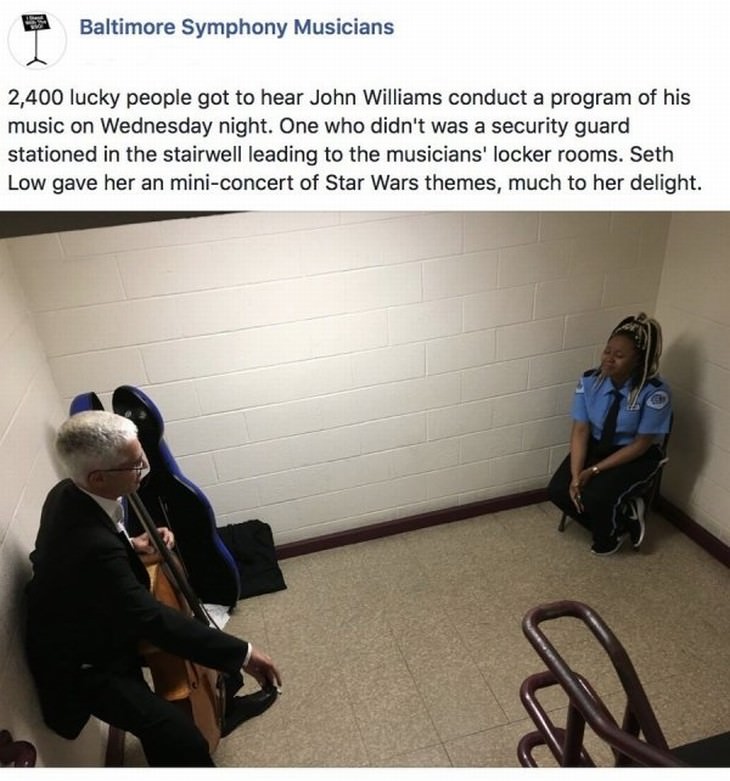 images that will restore your faith in humanity John Williams