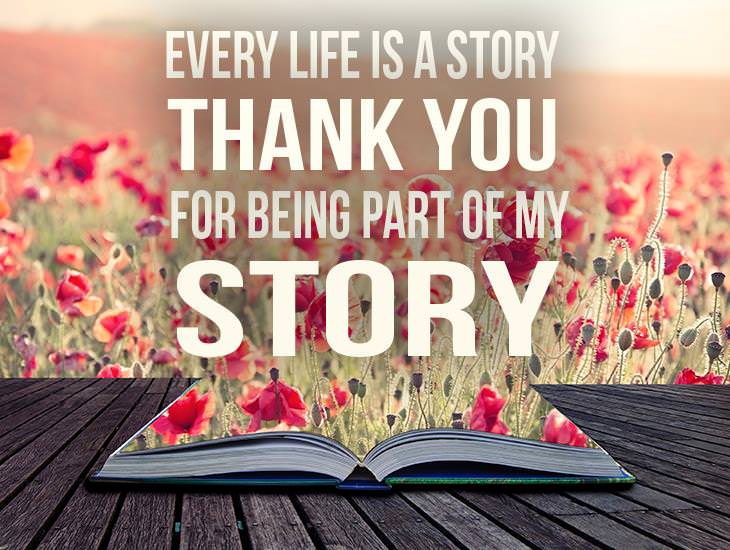 Thank You For Being Part Of My Story
