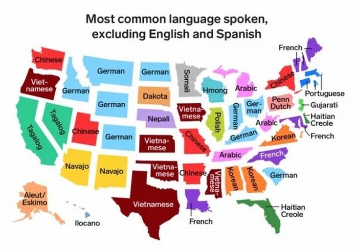 U.S. statistics maps languages