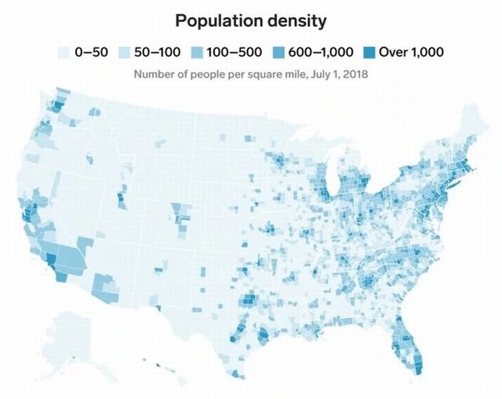 U.S. statistics maps