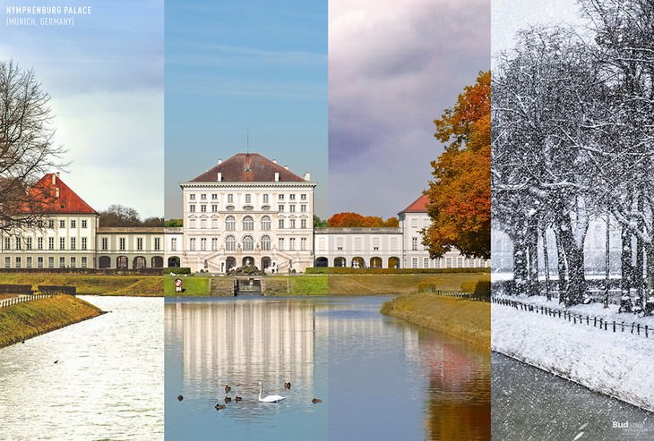 throughout the seasons places in the world Nymphenburg Palace Munich, Germany