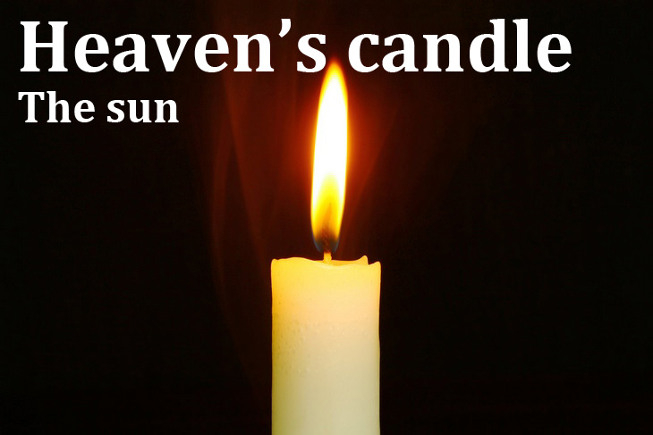 Kennings: heaven's candle
