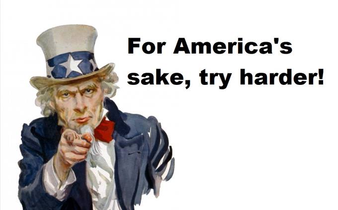 Uncle Sam try again