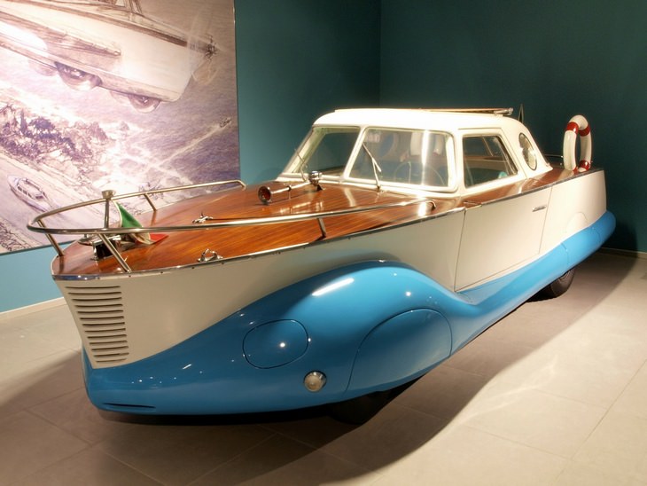 Strange cars: boat car