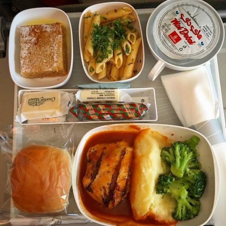 Airplane food: emirates