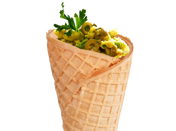 Ice Cream Cones: ceviche