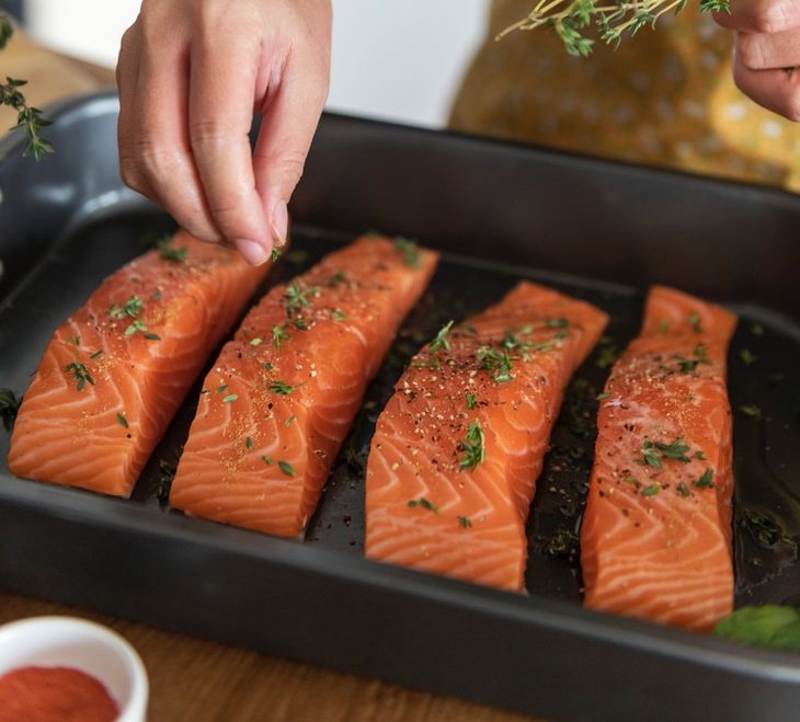 methylmercury levels rise in sea fish study cooking salmon