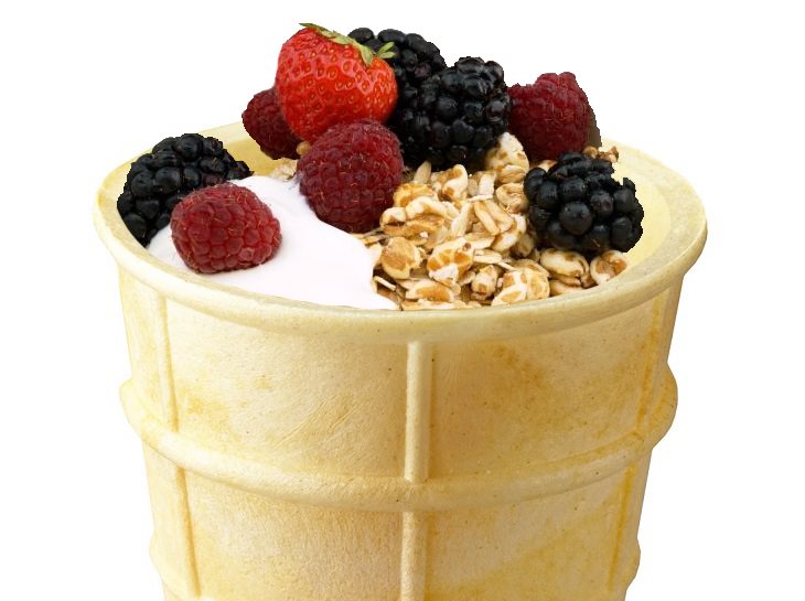 Ice Cream Cones: muesli