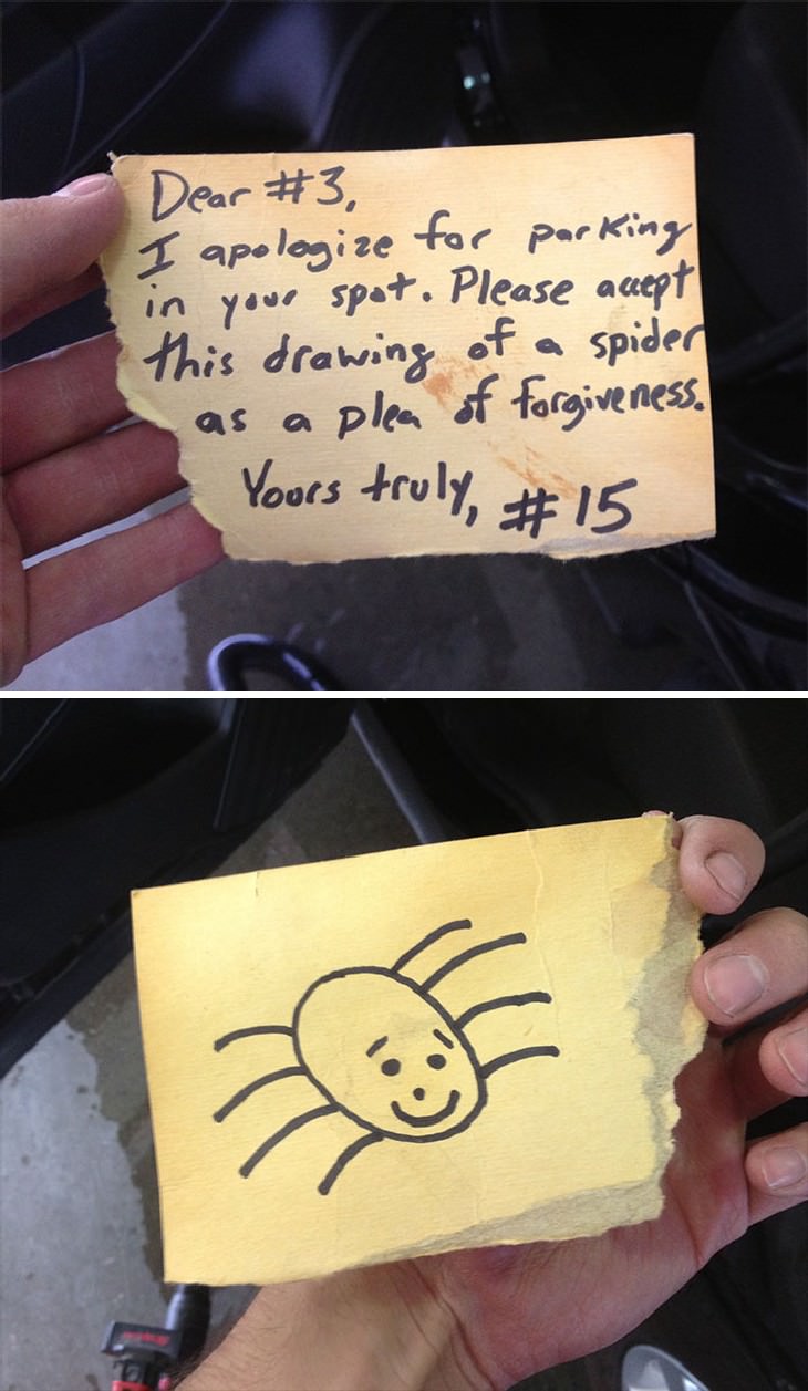 typical canada funny photo collection parking spider drawing
