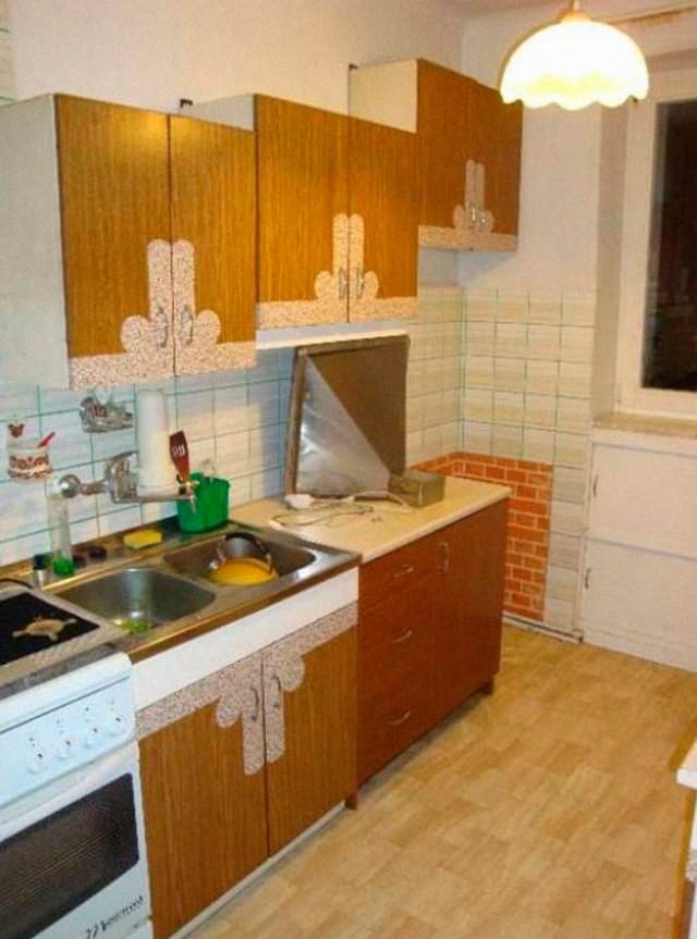kitchen with bad designs