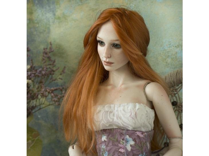 Porcelain dolls: redhead corset