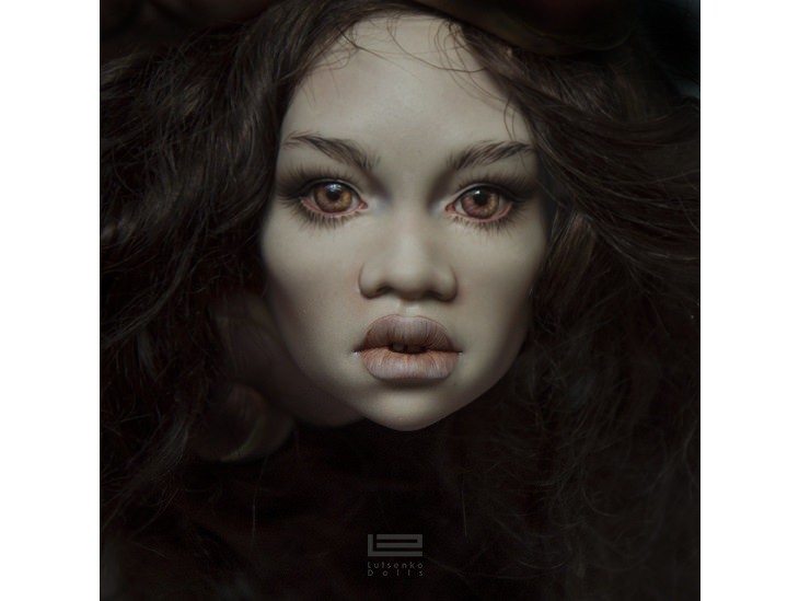 Porcelain dolls: face