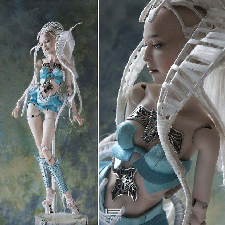 Porcelain dolls: futuristic