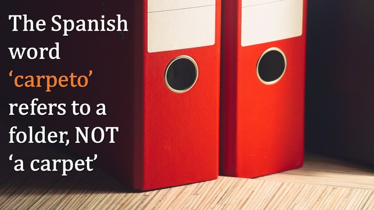 false friends of the interpreter English and Spanish