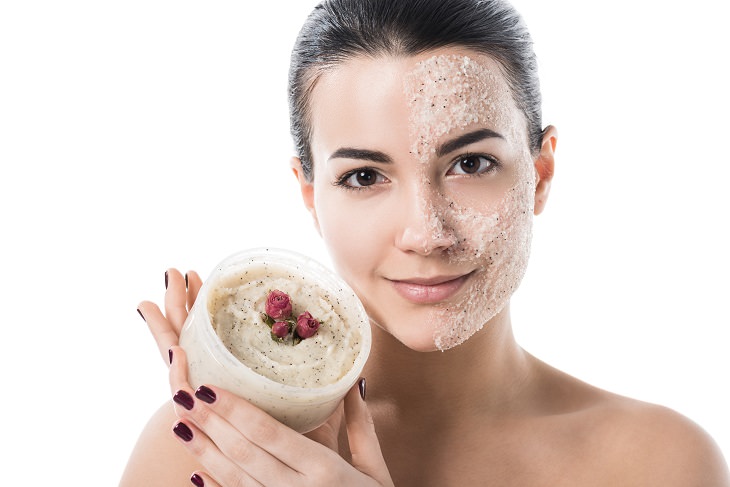 Facial scrubs: exfoliation