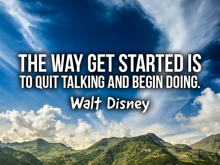 Quit Talking And Begin Doing