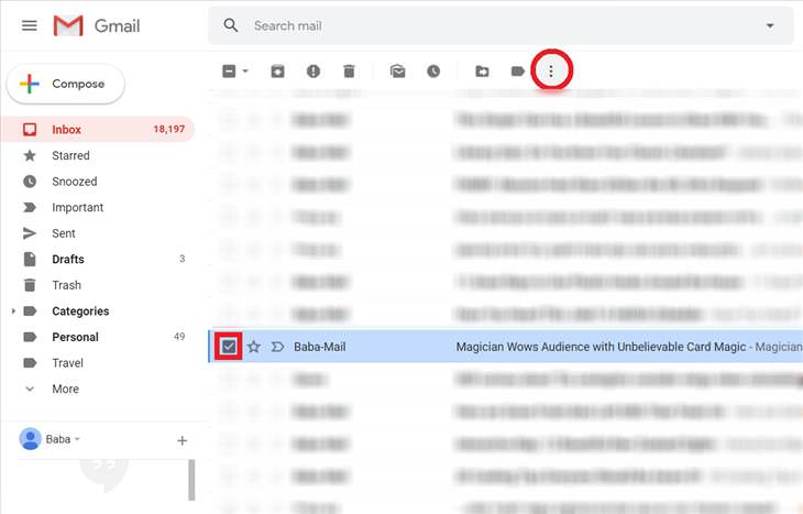 Gmail filters: from email