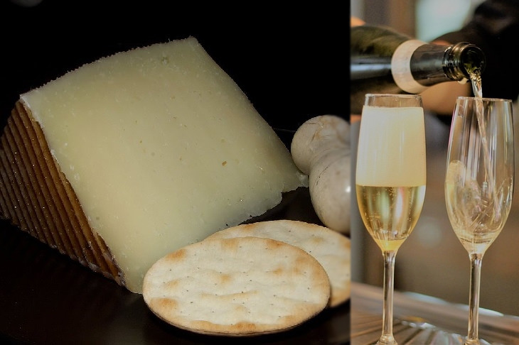 Cheese and wine pairings: Manchego and Cava
