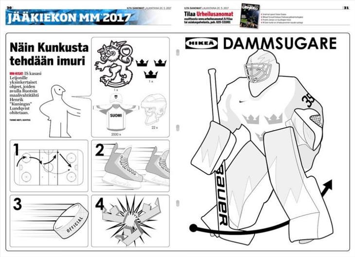 Scandinavia: Finland Sweden Ikea hockey