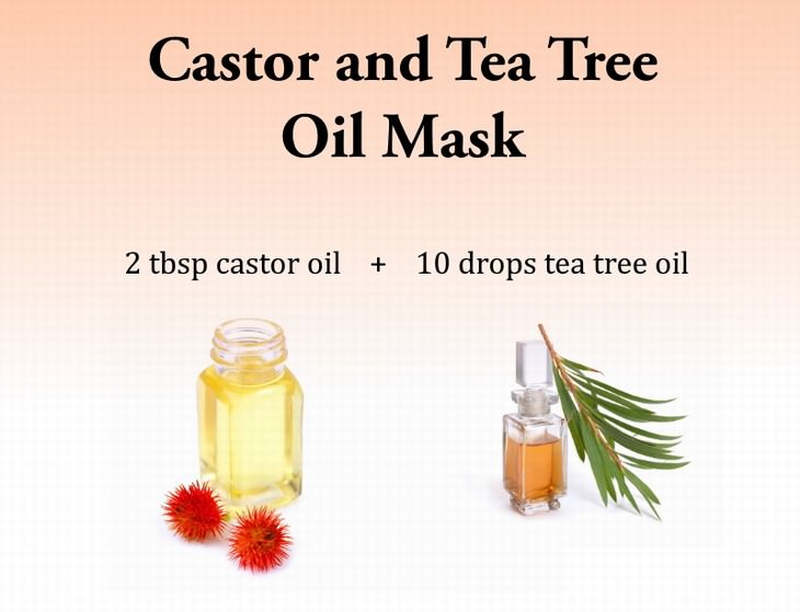 scalp masks Castor and Tea Tree Oil Mask