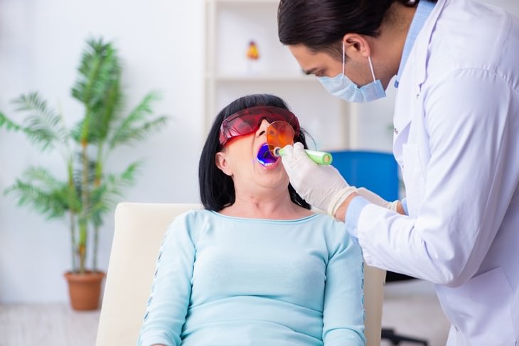 Poor Oral Health and Cognitive Decline woman at the dentist's