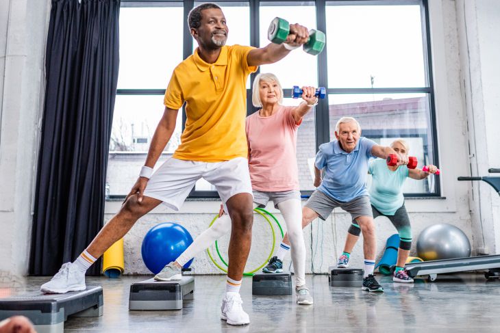 exercise for seniors myths people exercising