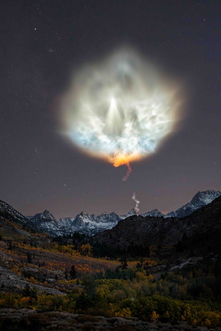 Astronomy pictures: flower cloud