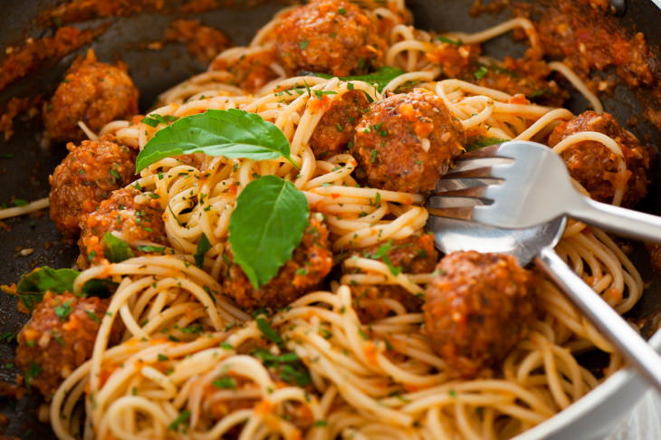 tomatoes cancer iron spaghetti and meatballs