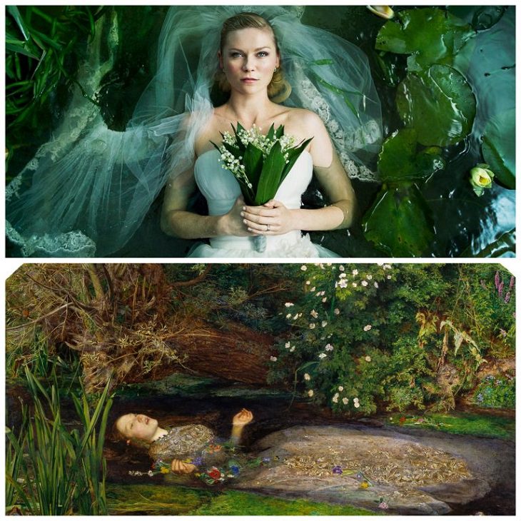 Scenes from paintings: Ophelia Melancholia